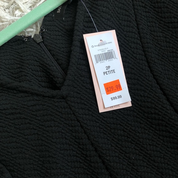 Banana Republic Black Dress Midi length - Picture 3 of 5